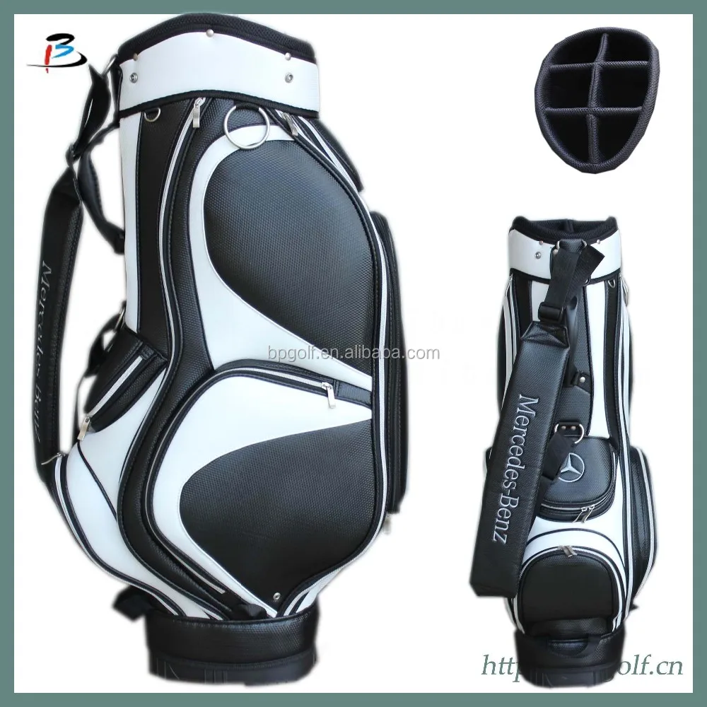 Pu Leather Golf Cart Bag - Buy Golf Cart Bag,Genuine Leather Golf Bag ...