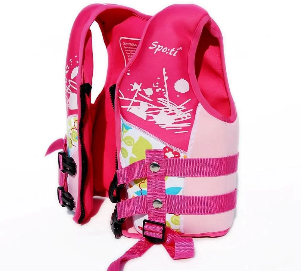 Rayma Cute Cartoon Infant Buoyant Life Jacket Swimwear Folding Life Vest For Children/’s Water Sports /& Games Equipment as a buoyant-aid-tool Cute Whale Pattern Colour Blue Small