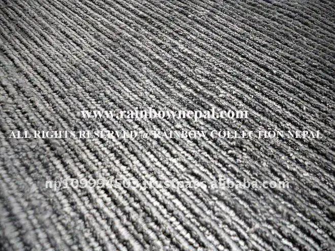 Nepal Custom Hand Knotted Bamboo Silk Rug Large Custom Hand Knotted Bamboo Silk Rug