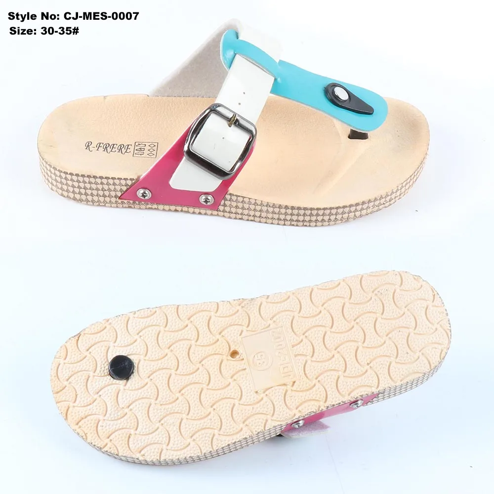 colorful slide sandals