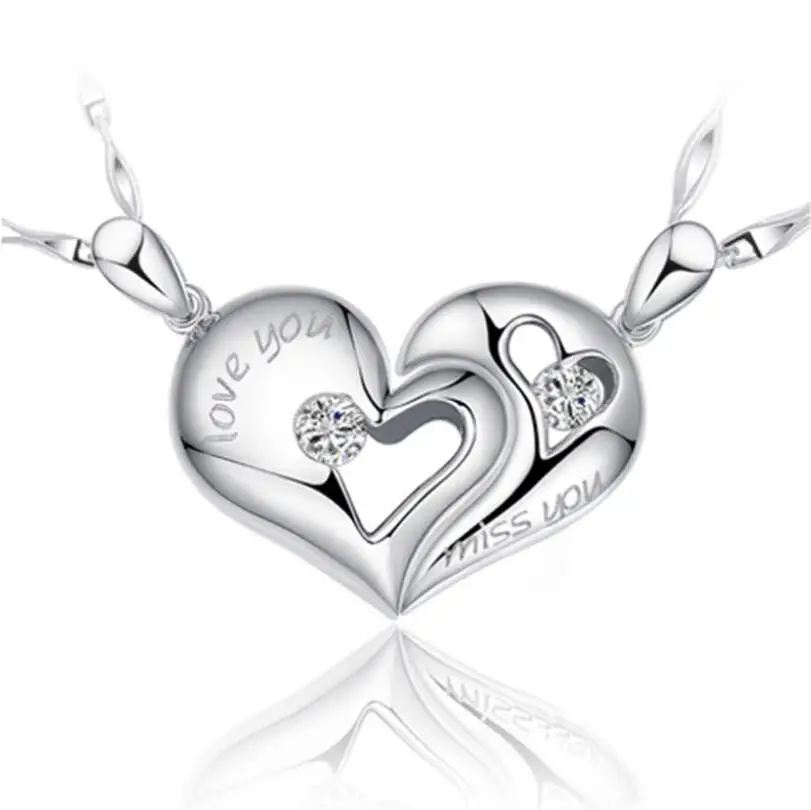 hot sale meaning eternal love couples 925 silver pendants