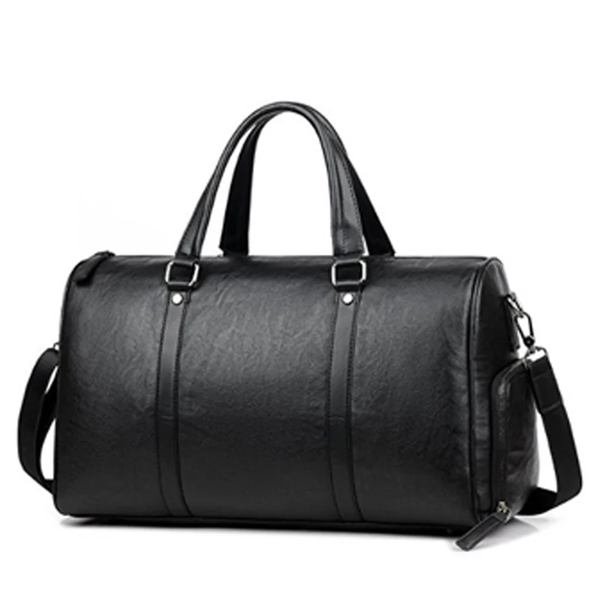 pu leather duffle bag