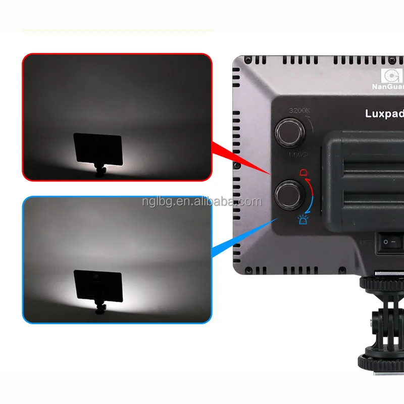 Nanguang,11W,CN-LUXPAD22 Bi-color portable and papery on camera Pad LED video LIGHT Ra 95