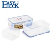 2 compartments plastic container foods in 4 divisions 1150ML