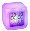 BolerGifts Digital Cube 7 Colors Changing Light Up Mood Clock