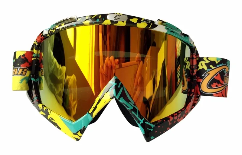 2017 Cyclegear Motor bike Goggle Sport Motocross Gafas Rainbow Lens CG11
