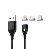 3A Fast Charging Diamond Light Magnetic Cable Support Data Transfer USB Cable