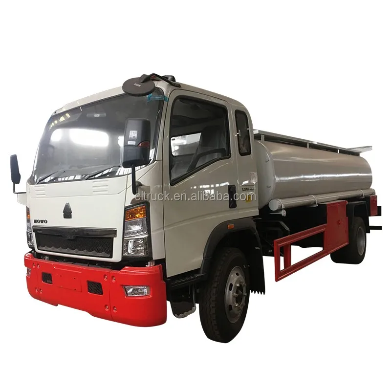 8000 Liters Howo Fuel Bowser Truck Rhd Waste Oil Truck Bulk Oil Trucks ...