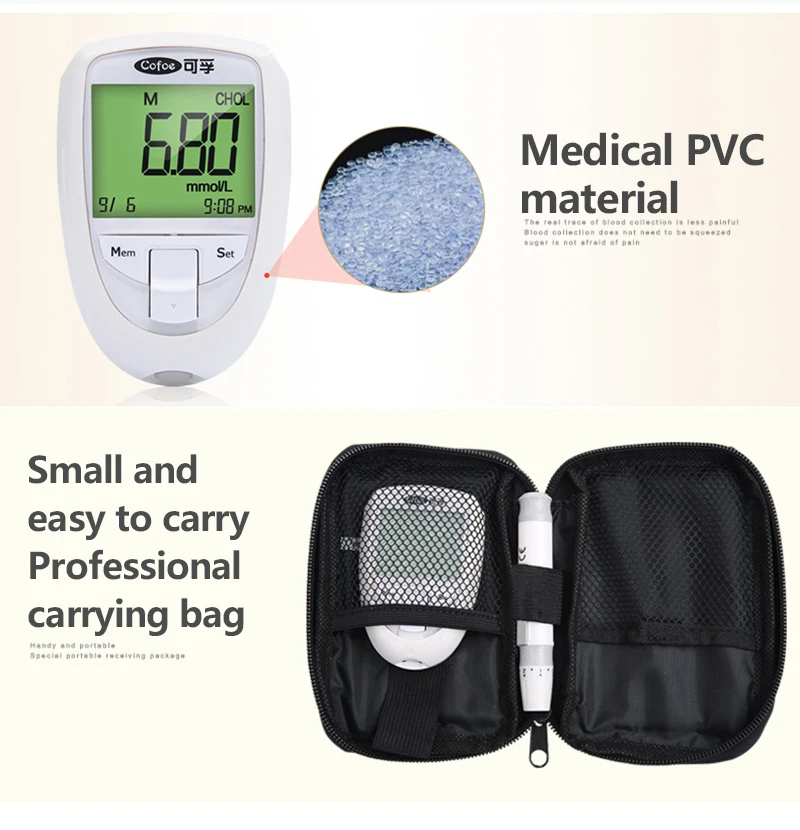 Benecheck Ultra Cholesterol Electronic Testing Equipment Blood Glucose