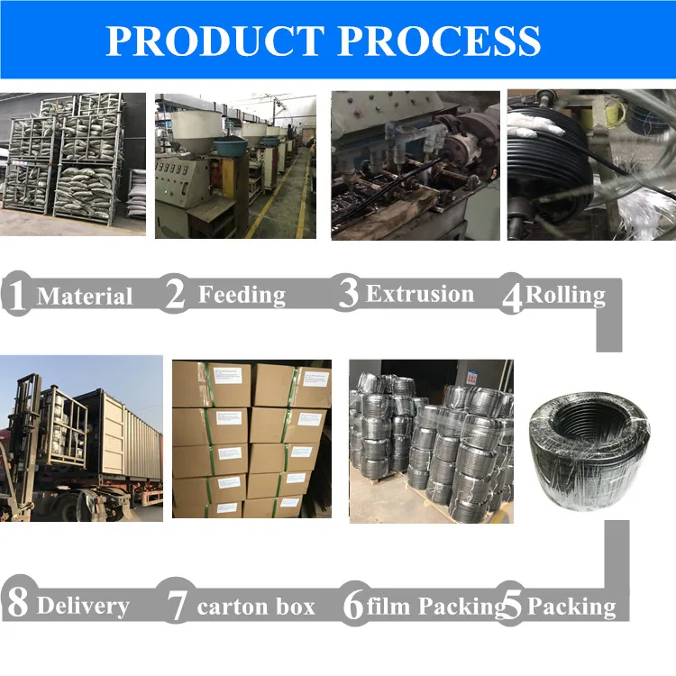 farming self sinking hose/aquaculture nano air rubber hose D20
