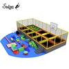 Xiaofeixiao New Soft indoor amusement trampoline park, jump bed with slam dunk and foam pit and soft play