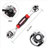 Magic 48 in1 Multi-functional Socket Tiger Wrench with 360 Degree Rotating Head,Universal Furniture Car Repair wrench Tool