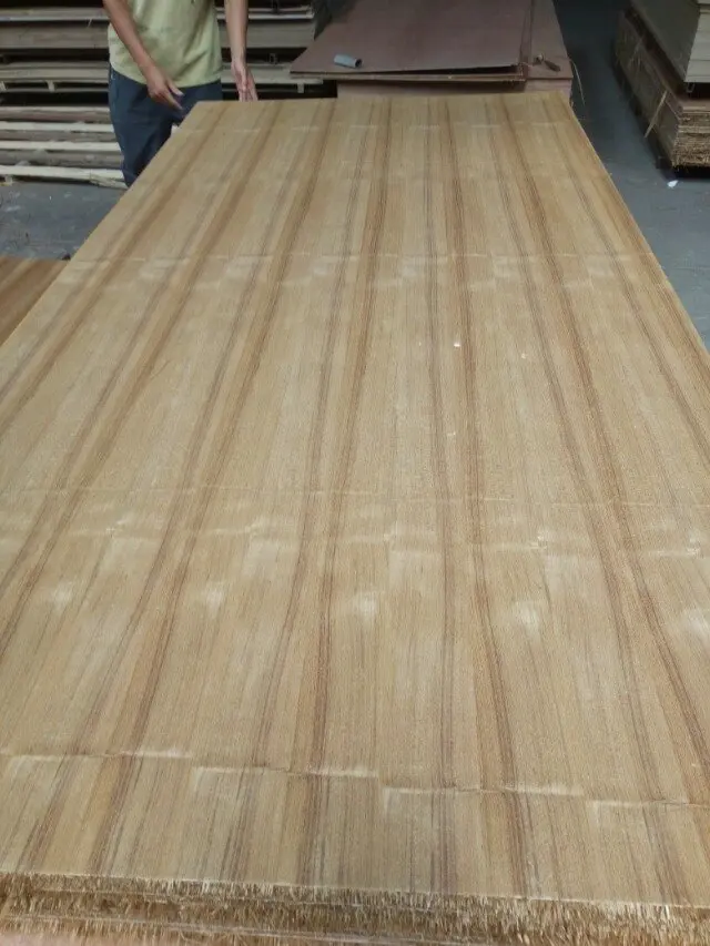 4mm Burma natural teak veneer plywood for india