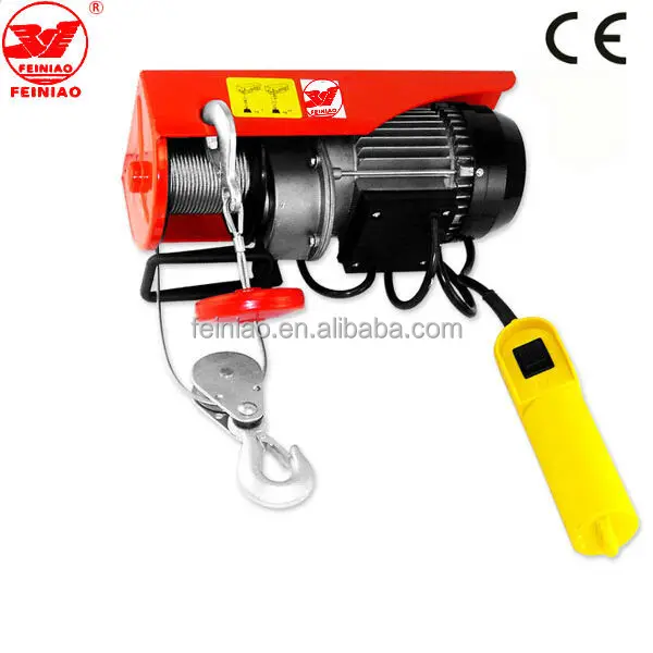 100kg Wire Rope Electric Mini Hoist With Up And Down Limit - Buy ...