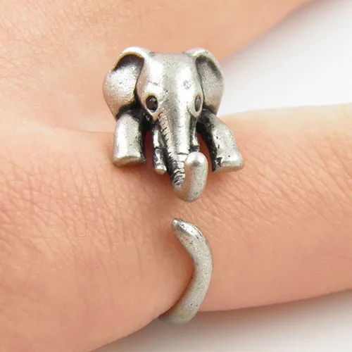 Latest Silver Ring Design Antique Vintage Alloy Animal Elephant Hair Ring -  Buy Elephant Hair Ring,Alloy Elephant Ring,Fashion Elephant Ring Product on  