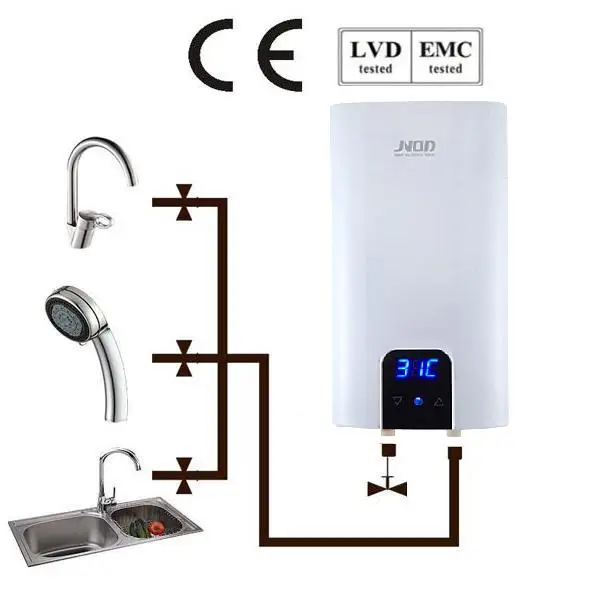 Ce 220v 380v Multipoint Instant Electric Water Heater Buy Multipoint