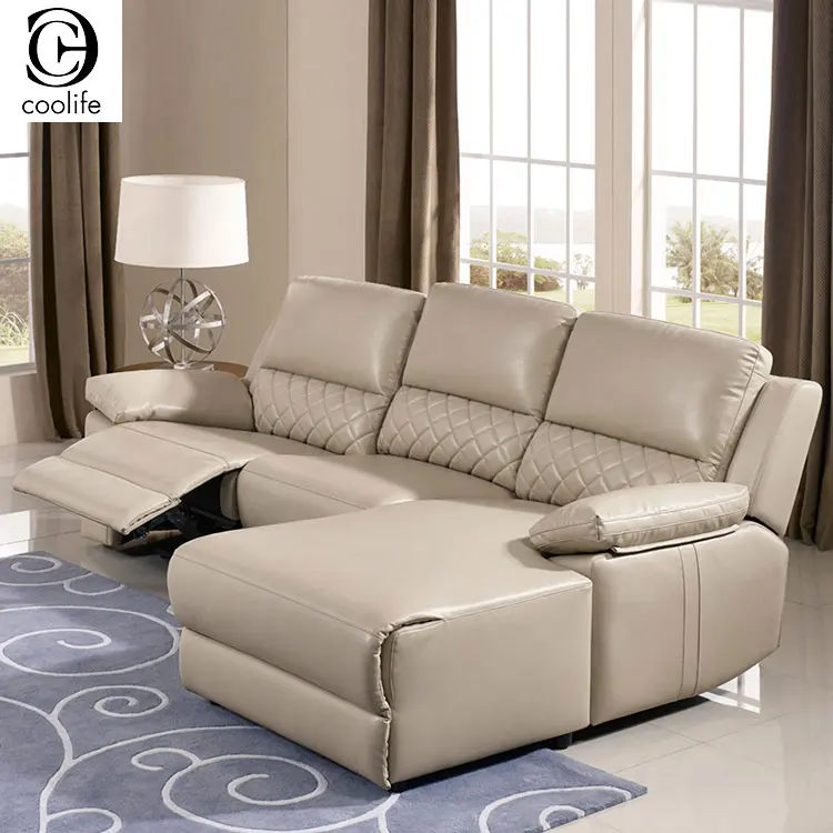 Haoyu Import Motorizaed Recliner Living Room Leather Sofa Set Modern
