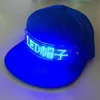 USB Charging App Control Scrolling Light Display Hat, Message Led Cap, Led Message Hat