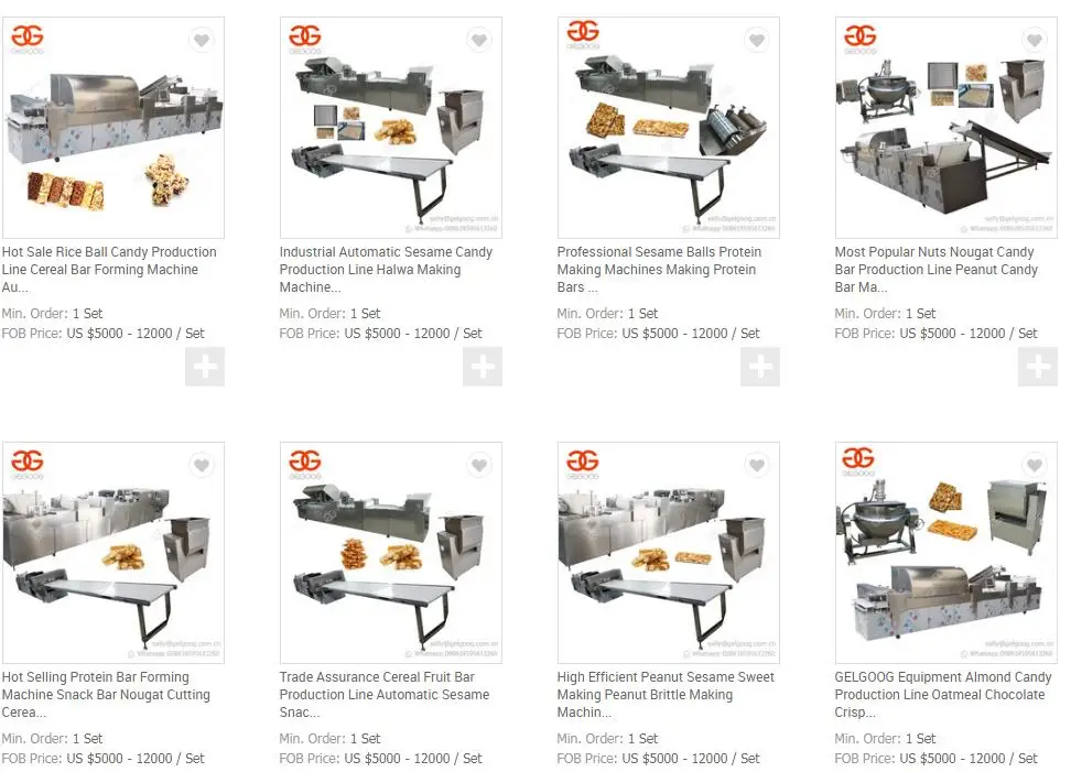 Hot Selling Protein Bar Line Snack Bar Machine Muesli Bar Production Line
