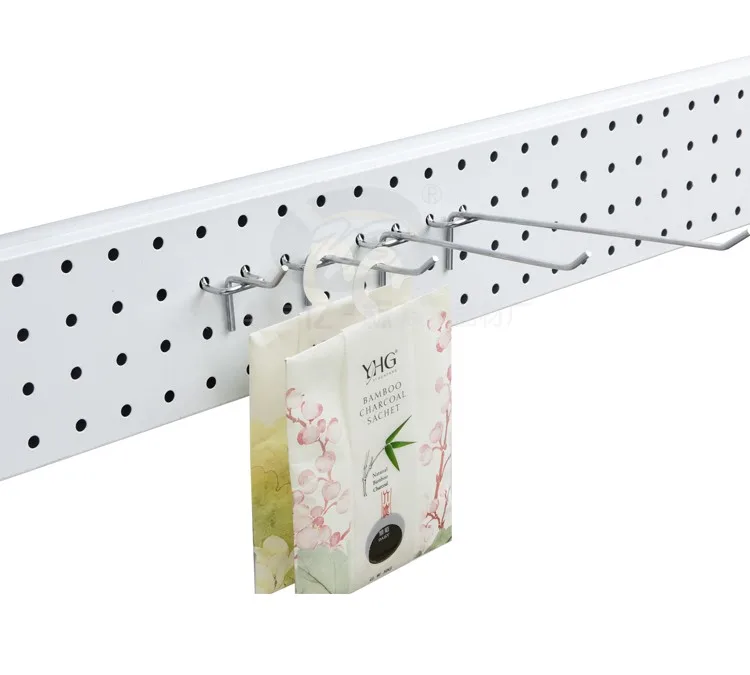 Cheap Metal Chrome Peg Board Hook With Price Tag Peg Board Pegboard