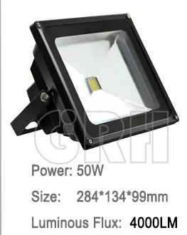 50w outdoor christmas pure white cool appearance led flood light with 3 years warranty
