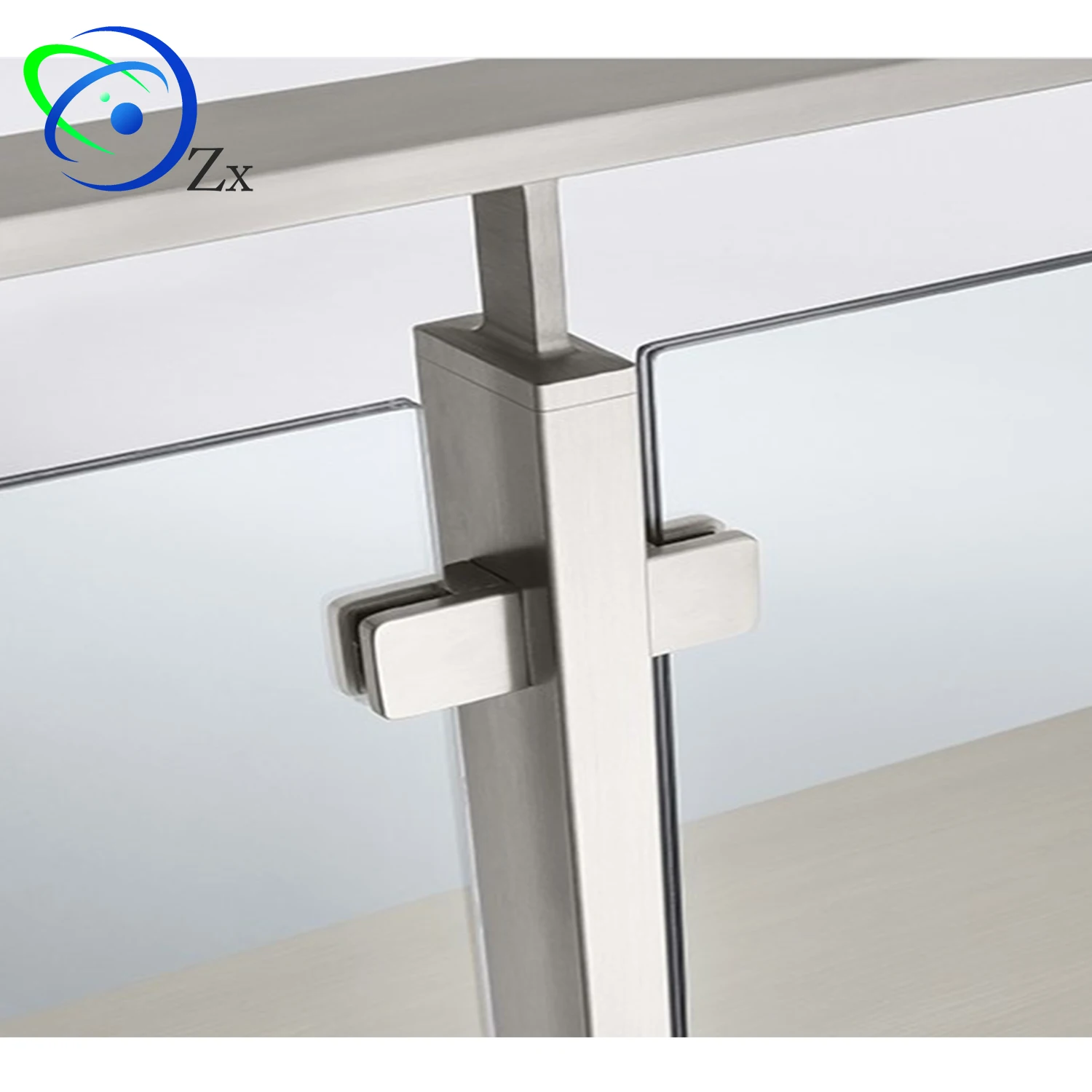 Stainless Steel Glass Clamps / Round Square Inox U Shape Glass Support