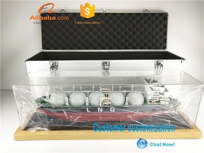 LNG ship model 65cm LNG vessel model Natural gas ship model