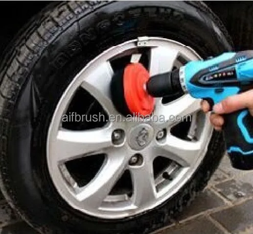 wheel cleaning brush