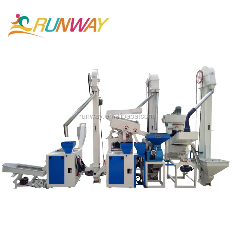 Combination Rice Mill Stoner Automatic Modern Rice Milling Machine 