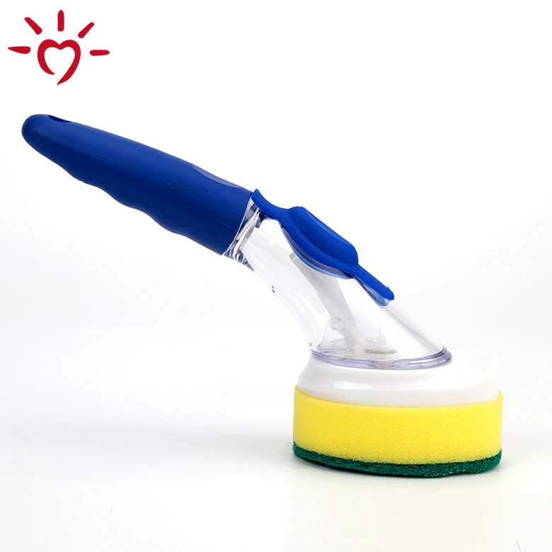 High Density Sponge Kitchen Cleaning Soap Dispensing Dish Cleaning