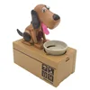 EN71 Robotic Choked eating dog coin bank kids plastic dog money box