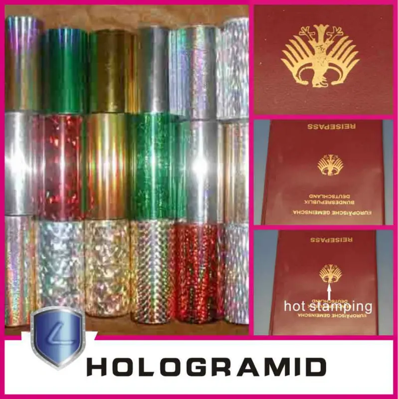 Color electrochemical aluminum hot stamping paper, electrochemical aluminum hot stamping foil, hot stamping is appropriate