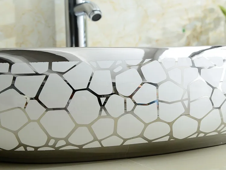 Modern style bathroom wc corner basin , ceramic handwash sink KD-03GBF