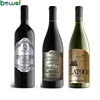 Bulk Buying Custom Different Style Wine Bottle Packaging metal Sticker Labels