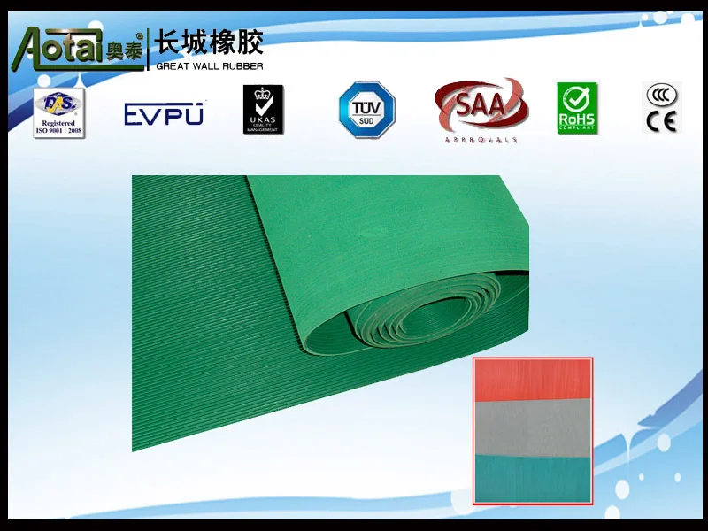 anti-slip industrial facory warehouse rubber floor
