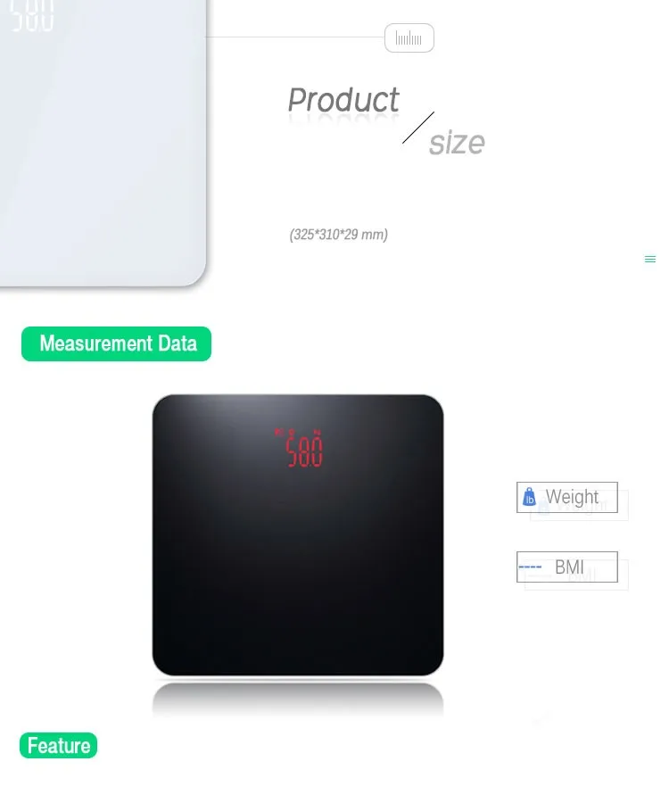 Oem Electronic Medical Digital Bmi Calculator Multifunction Body Weight