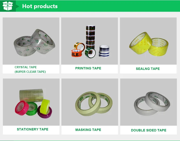 carton sealing hot melt adhesive bopp packing tape