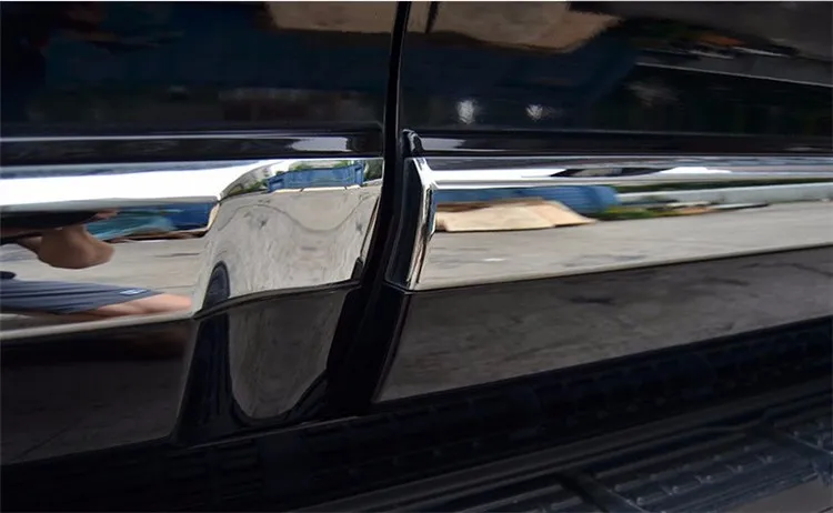 适合chrome画车门侧面模塑成型保护套原始设计丰田陆地巡洋舰200 lc