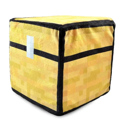 Hot 20cm Minecraft Trapped Chest Plush Toys Square Stuffed Doll Cartoon Game Toys Pillow Children Chair