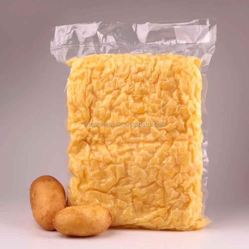 Clear Plastic Food Packing Biodegradable Vacuum Seal Bags For Packaging