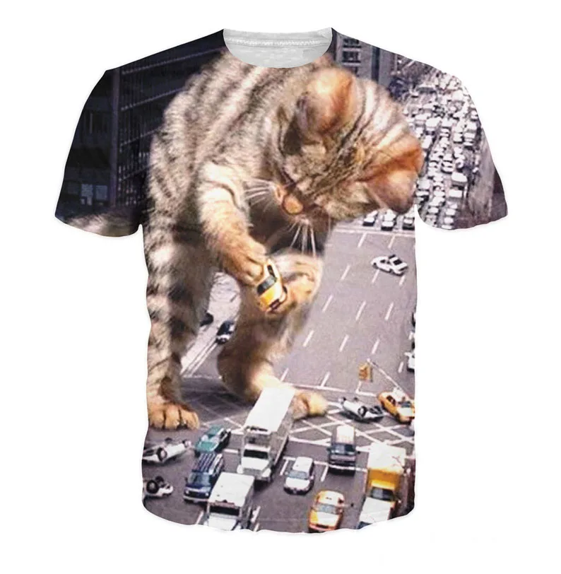 godzilla cat shirt