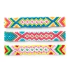 Custom Top Selling Unique National Bracelet Handmade Colorful Cotton Cord Woven Rope String Friendship Bracelet