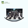 Custom clear acrylic moon shape removable paper photo frame