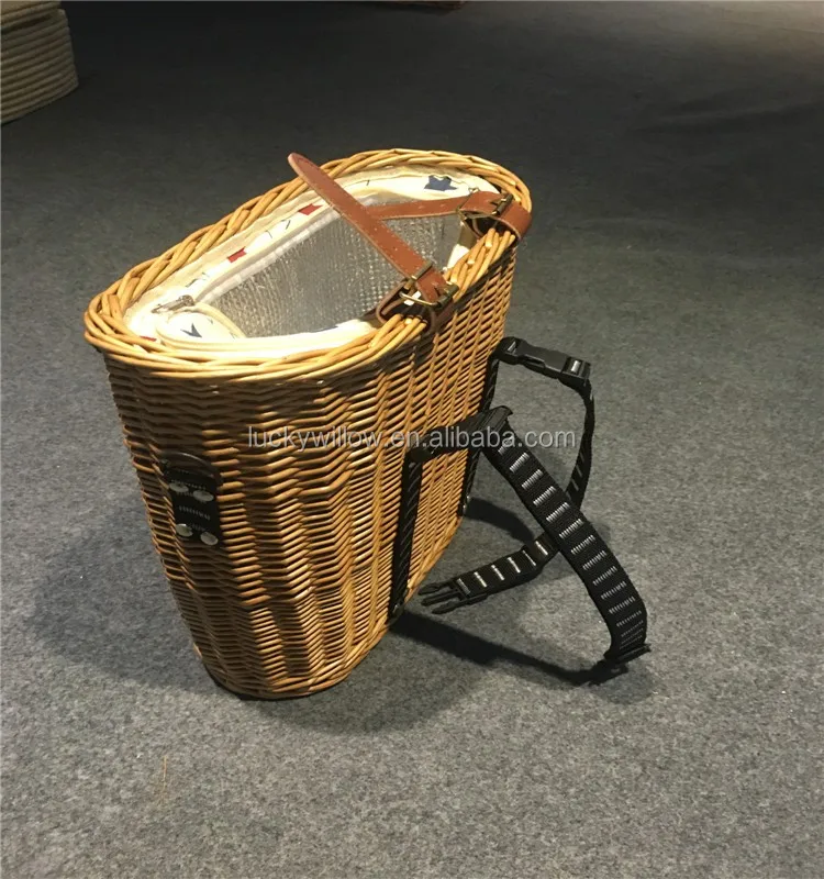 woven bike basket