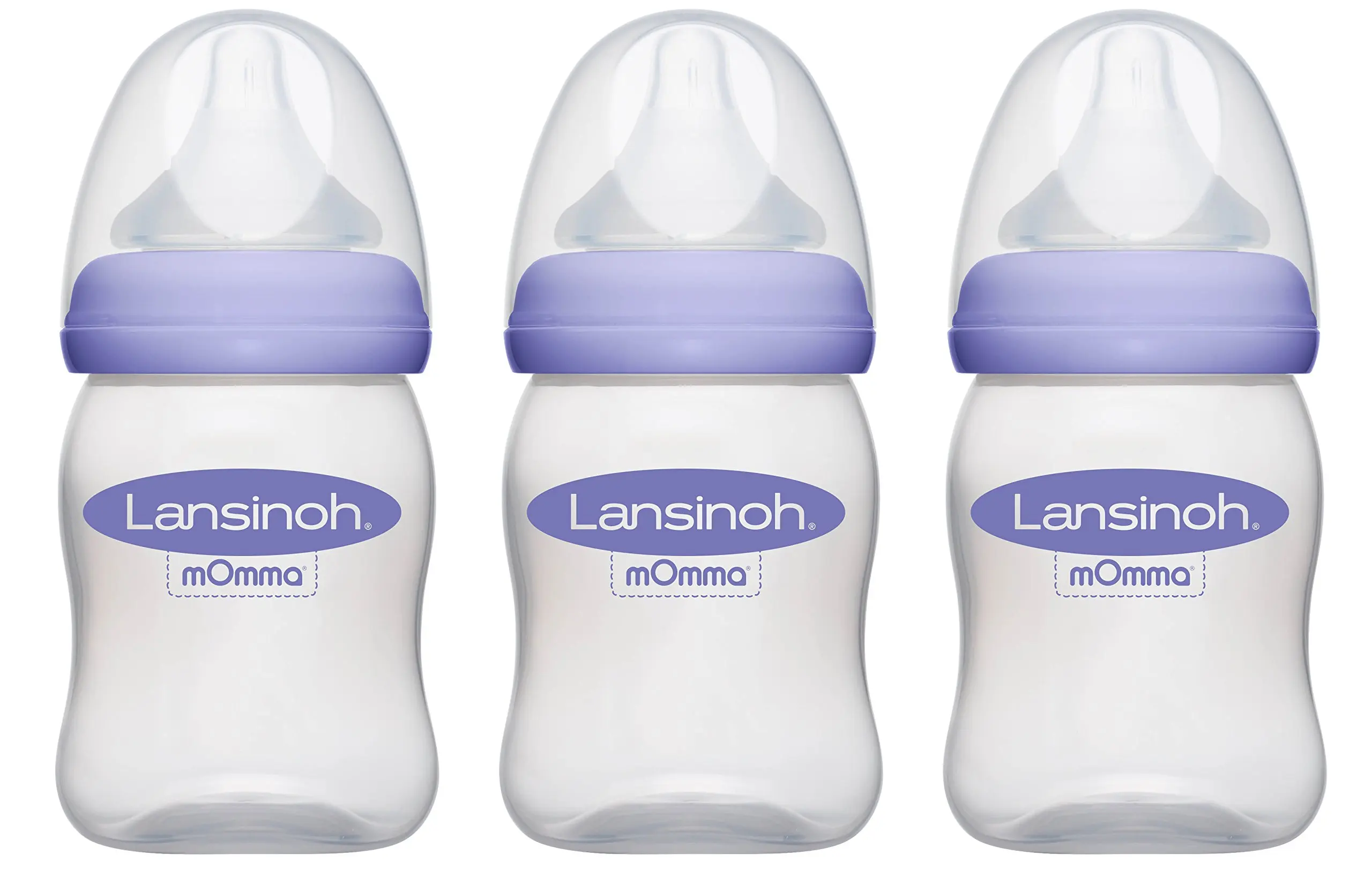 Anti-Colic 2 Count 100/% Silicone BPS and... Lansinoh Momma Nipples Slow-Flow