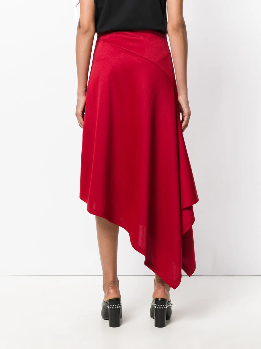 Wholesale Fashion Party Wear Long Skirts Women Hot Red Asymmetrical ...