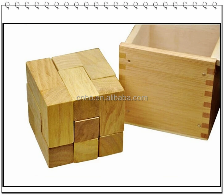 cubo legno gioco