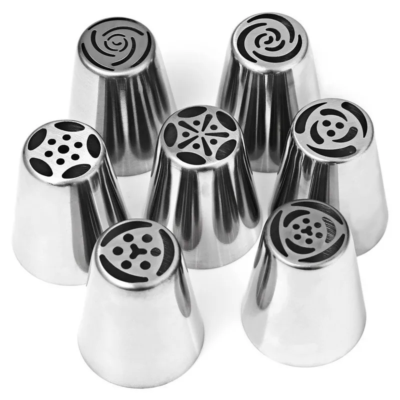 Cake Brush Decorating Dropshiping 7PCS Stainless Steel Russian