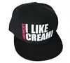 Small Order Custom Wholesale 6 Panel Black adult Snapback Cap With 3D embroidery Logo, custom simple snapback caps .