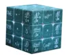 mirror triangle foldable box built plastic kid hollow magic puzzle cube with number